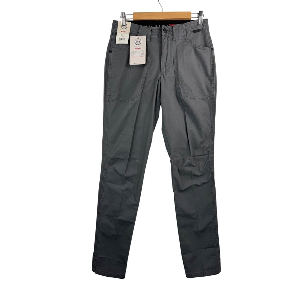 wrangler all Terrain Sierra Slim Pants charcoal athleisure hiking sz 8T